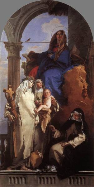 Tiepolo The Virgin Appearing to Dominican Saints